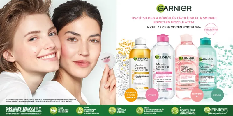 Garnier Micellás víz Garnier Micellás víz