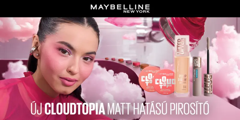 Maybelline New York Cloudtopia Matt hatású pirosító Maybelline New York Cloudtopia Matt hatású pirosító