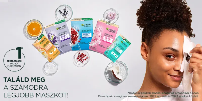 Találd meg a számodra ideális Garnier maszkot! Találd meg a számodra ideális Garnier maszkot!