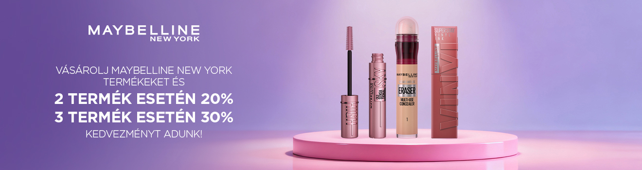 Maybelline 20-30% 2026.08.