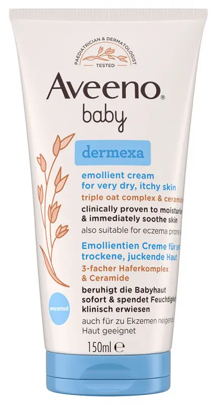 AVEENO Baby dermexa bőrpuhító krém 150 ml AVEENO Baby dermexa bőrpuhító krém 150 ml