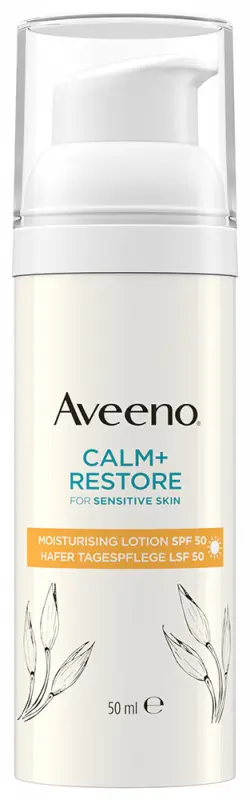 AVEENO Calm+ Restore Hidratáló arcápoló SPF50 (50 ml)