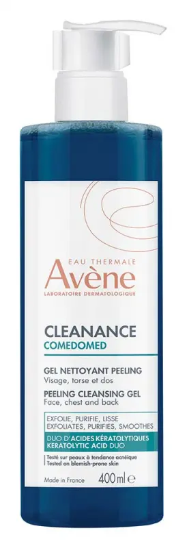 AVÉNE Cleanance Comedomed Hámlasztó tisztító gél 400 ml AVÉNE Cleanance Comedomed Hámlasztó tisztító gél 400 ml