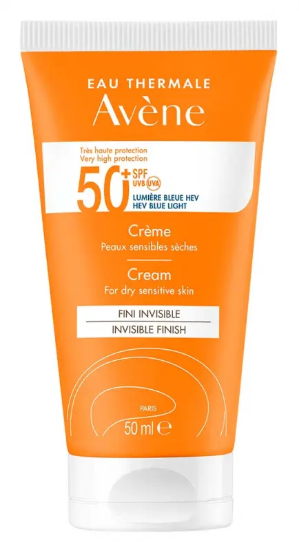 AVÉNE Napvédő arckrém száraz, érzékeny bőrre SPF50+ (50 ml) AVÉNE Napvédő arckrém száraz, érzékeny bőrre SPF50+ (50 ml)