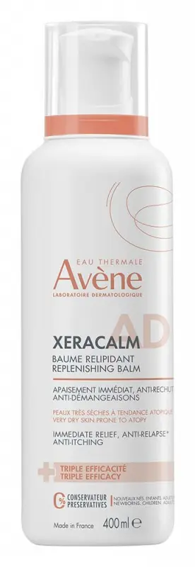 AVÉNE XeraCalm A.D Lipidpótló regeneráló balzsam 400 ml AVÉNE XeraCalm A.D Lipidpótló regeneráló balzsam 400 ml