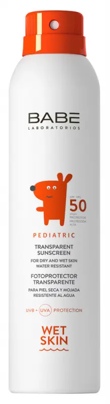 BABÉ Áttetsző fényvédő spray gyermekeknek SPF50+ (200 ml) BABÉ Áttetsző fényvédő spray gyermekeknek SPF50+ (200 ml)