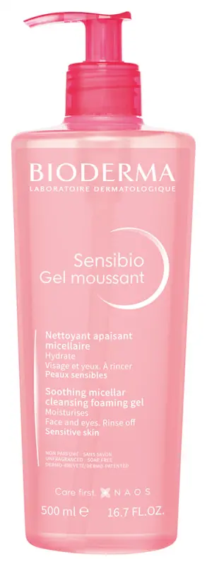 BIODERMA Sensibio Gel Moussant habzó gél 500 ml BIODERMA Sensibio Gel Moussant habzó gél 500 ml