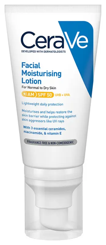 CERAVE Hidratáló arckrém SPF50 (52 ml) CERAVE Hidratáló arckrém SPF50 (52 ml)