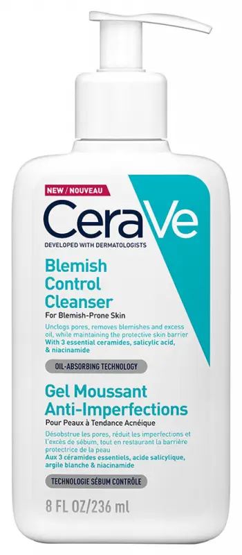 CERAVE Pattanások elleni tisztító gél 236 ml CERAVE Pattanások elleni tisztító gél 236 ml