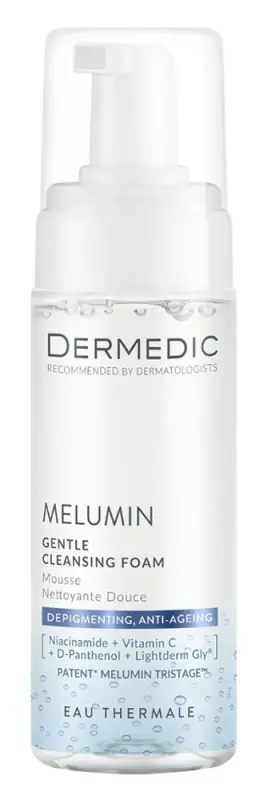 DERMEDIC Melumin Tisztító hab pigmentfoltokra hajlamos arcbőrre 170 ml DERMEDIC Melumin Tisztító hab pigmentfoltokra hajlamos arcbőrre 170 ml