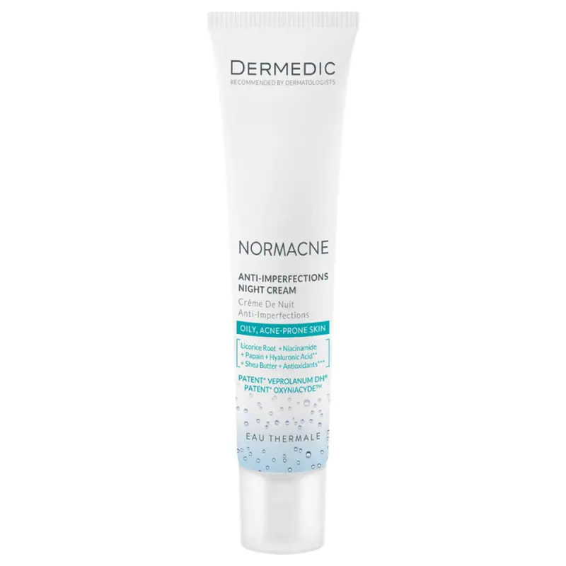 DERMEDIC Normacne Éjszakai krém a bőrhibák csökkentésére 40 ml DERMEDIC Normacne Éjszakai krém a bőrhibák csökkentésére 40 ml