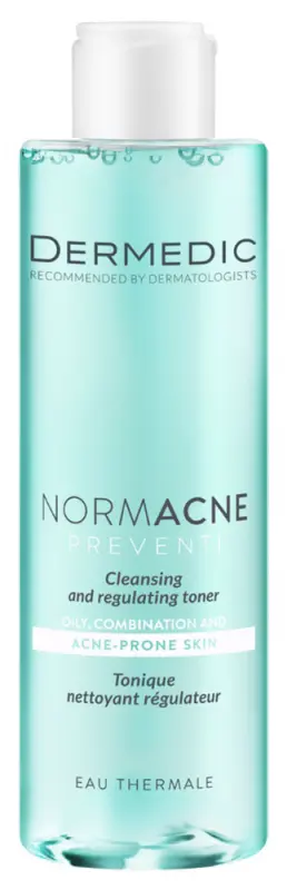 DERMEDIC Normacne Tisztító és szabályozó tonik 200 ml DERMEDIC Normacne Tisztító és szabályozó tonik 200 ml