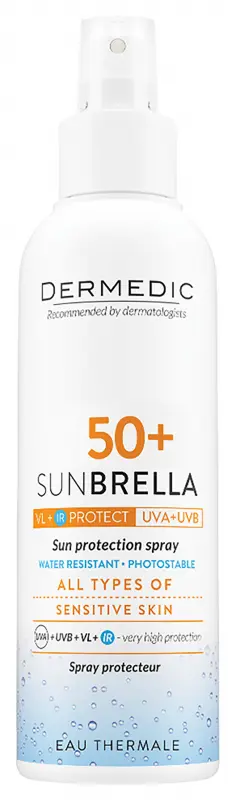 DERMEDIC Sunbrella Fényvédő spray SPF50+ (150 ml) DERMEDIC Sunbrella Fényvédő spray SPF50+ (150 ml)