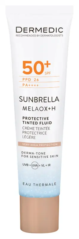 DERMEDIC Sunbrella Színezett fényvédő SPF50+ PPD 26 (40 ml) DERMEDIC Sunbrella Színezett fényvédő SPF50+ PPD 26 (40 ml)