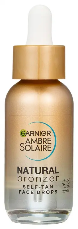 GARNIER Ambre Solaire Natural Bronzer Önbarnító cseppek arcra 30 ml GARNIER Ambre Solaire Natural Bronzer Önbarnító cseppek arcra 30 ml