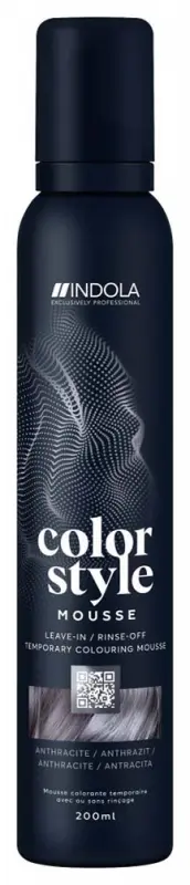 INDOLA Color Style Mousse Anthracite 200 ml