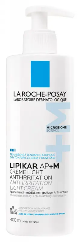 LA ROCHE-POSAY Lipikar Balzsam Light AP+M 400 ml LA ROCHE-POSAY Lipikar Balzsam Light AP+M 400 ml