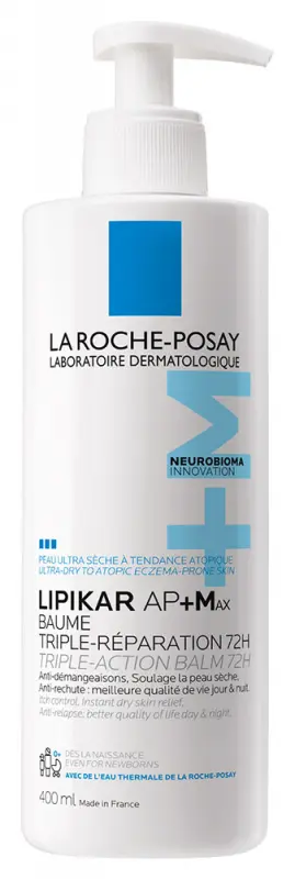 LA ROCHE-POSAY Lipikar AP+MAX Balzsam 400 ml LA ROCHE-POSAY Lipikar AP+MAX Balzsam 400 ml