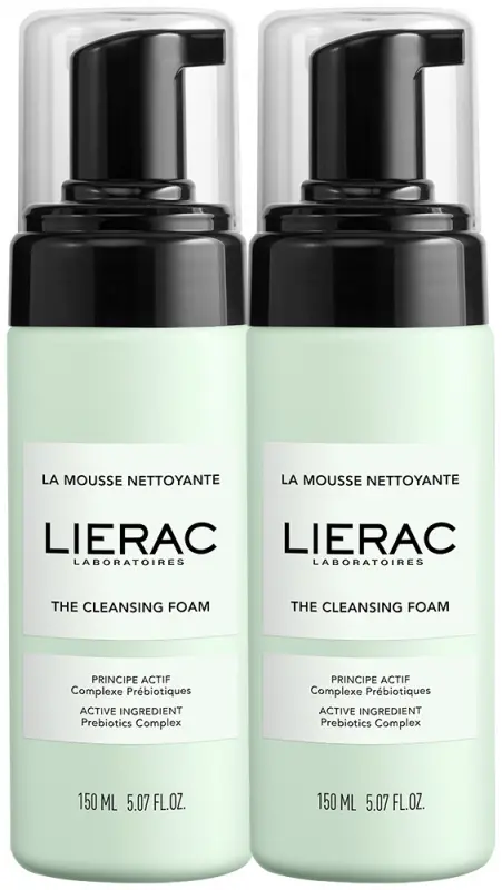LIERAC Habzó arclemosó DUO 2x150 ml