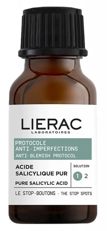 LIERAC Protocole Pattanáskezelő lotion szalicil savval 15 ml