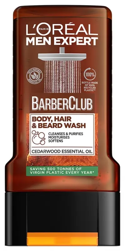 L'ORÉAL PARIS Men Expert Barber Club tusfürdő 300 ml L'ORÉAL PARIS Men Expert Barber Club tusfürdő 300 ml