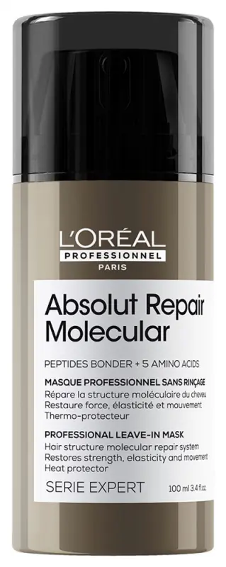 L'ORÉAL PROFESSIONNEL Absolut Repair Molecular hajban maradó ápolókrém sérült hajra 100 ml L'ORÉAL PROFESSIONNEL Absolut Repair Molecular hajban maradó ápolókrém sérült hajra 100 ml