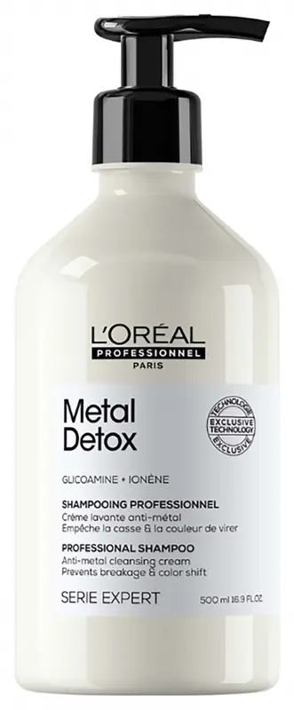 L'ORÉAL PROFESSIONNEL Metal Detox sampon - Fémrészecskéket eltávolító, kíméletesen tisztító krémsampon (500 ml) L'ORÉAL PROFESSIONNEL Metal Detox sampon - Fémrészecskéket eltávolító, kíméletesen tisztító krémsampon (500 ml)