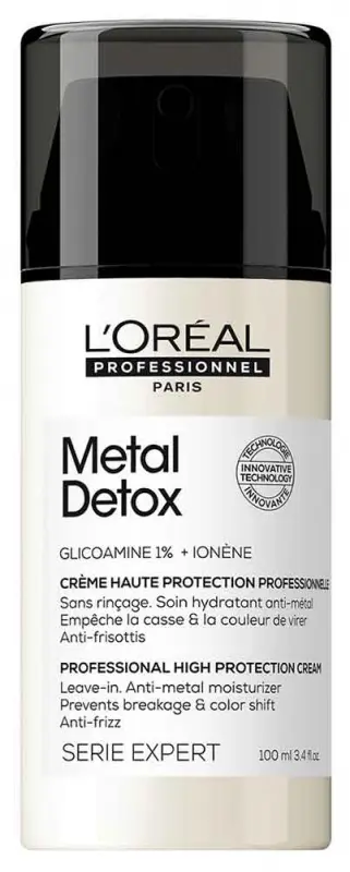 L'ORÉAL PROFESSIONNEL Metal Detox hajban maradó védőkrém - Töredezett, károsult hajra (100 ml) L'ORÉAL PROFESSIONNEL Metal Detox hajban maradó védőkrém - Töredezett, károsult hajra (100 ml)