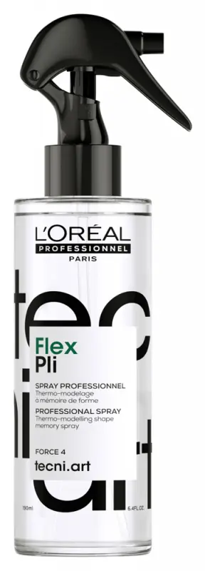 L'ORÉAL PROFESSIONNEL tecni.art Flex Pli - Styling spray fújt, dús volumenű és hullámos frizurákhoz (190 ml) L'ORÉAL PROFESSIONNEL tecni.art Flex Pli - Styling spray fújt, dús volumenű és hullámos frizurákhoz (190 ml)