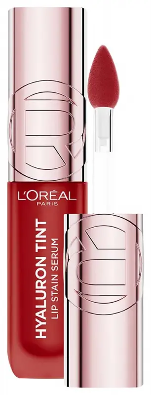 L'ORÉAL PARIS Hyaluron Tint Lip Stain Serum 420 Le Rouge Paris folyékony ajakrúzs 5 ml