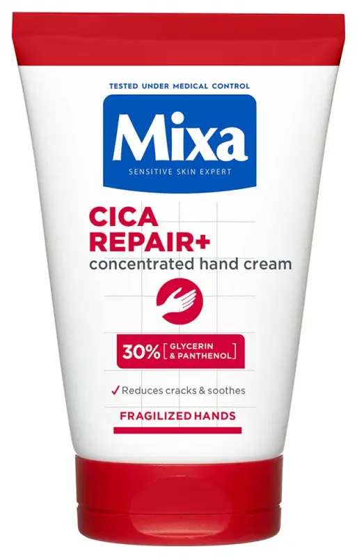 MIXA Cica Repair+ kézkrém igénybevett kezekre 50 ml