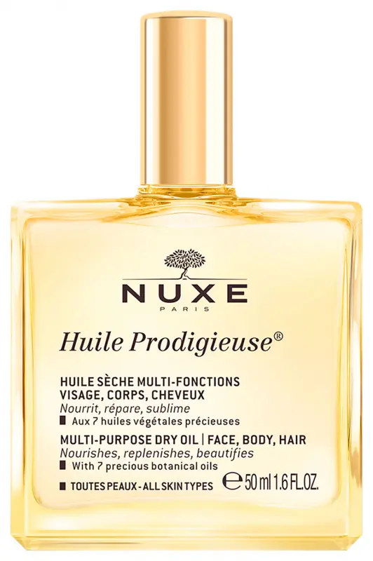 NUXE Huile Prodigieuse többfunkciós száraz olaj arcra, testre, hajra - minden bőrtípus (50 ml) NUXE Huile Prodigieuse többfunkciós száraz olaj arcra, testre, hajra - minden bőrtípus (50 ml)