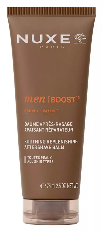 NUXE MEN [BOOST]³ Nyugtató, regeneráló after-shave balzsam 75 ml