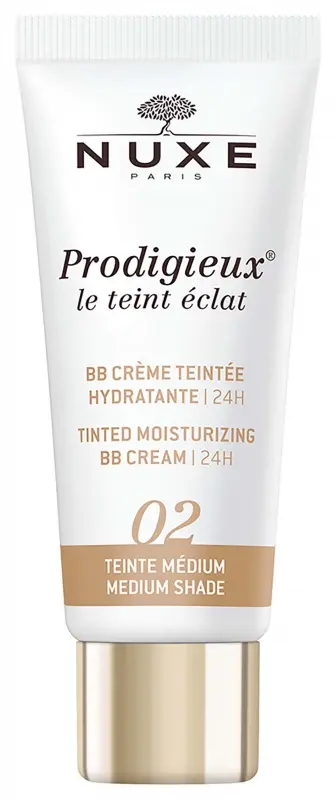 NUXE Prodigieux színezett hidratáló BB krém - 02 médium árnyalat 30 ml NUXE Prodigieux színezett hidratáló BB krém - 02 médium árnyalat 30 ml