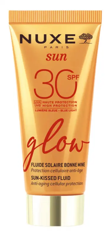 NUXE Sun Sun-Kissed Glow Fényvédő fluid arcra SPF30 (40 ml) NUXE Sun Sun-Kissed Glow Fényvédő fluid arcra SPF30 (40 ml)