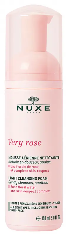 NUXE Very Rose Könnyű arctisztító hab 150 ml NUXE Very Rose Könnyű arctisztító hab 150 ml