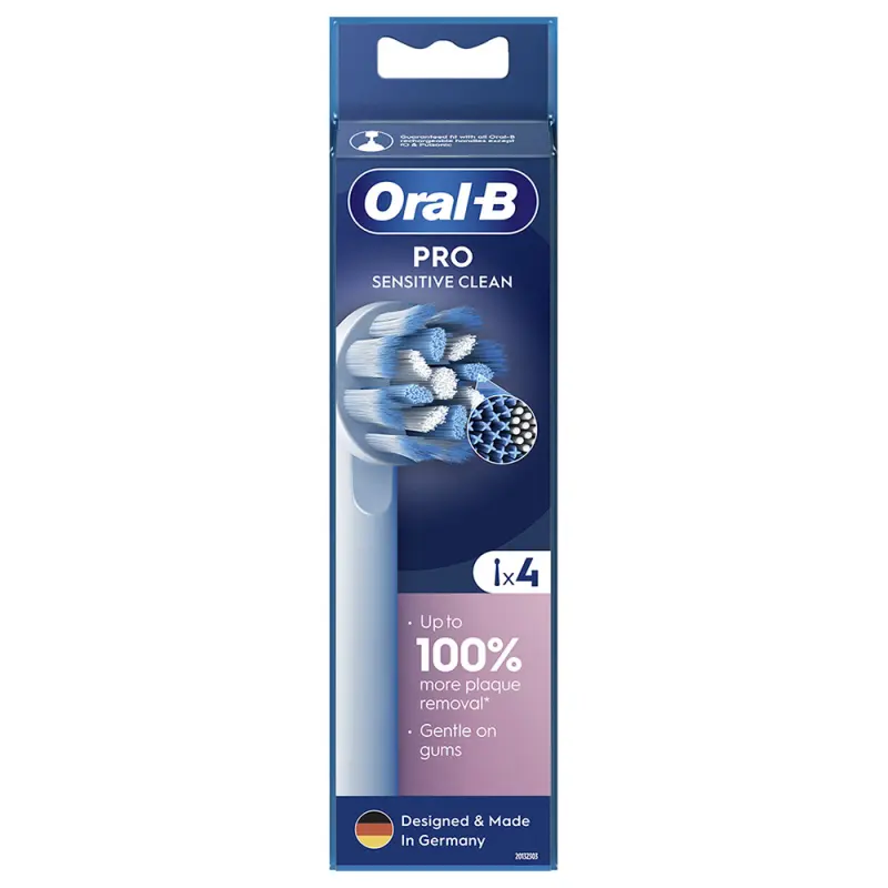 ORAL-B EB60-4 Sensitive Clean Pótfej 4 db - X-sörte ORAL-B EB60-4 Sensitive Clean Pótfej 4 db - X-sörte