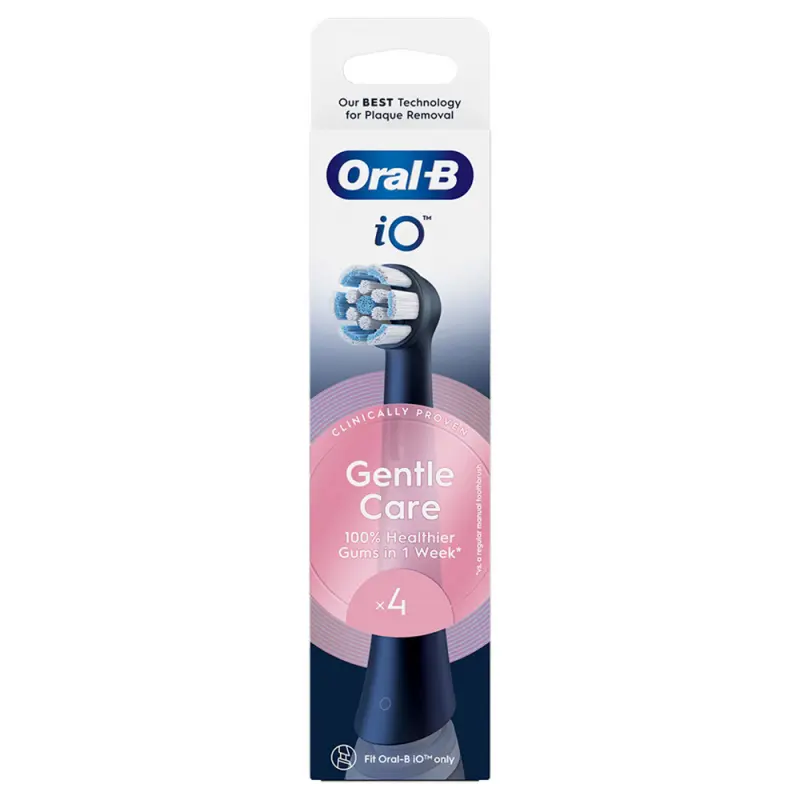 ORAL-B iO Gentle Care Pótfej Fekete 4 db ORAL-B iO Gentle Care Pótfej Fekete 4 db