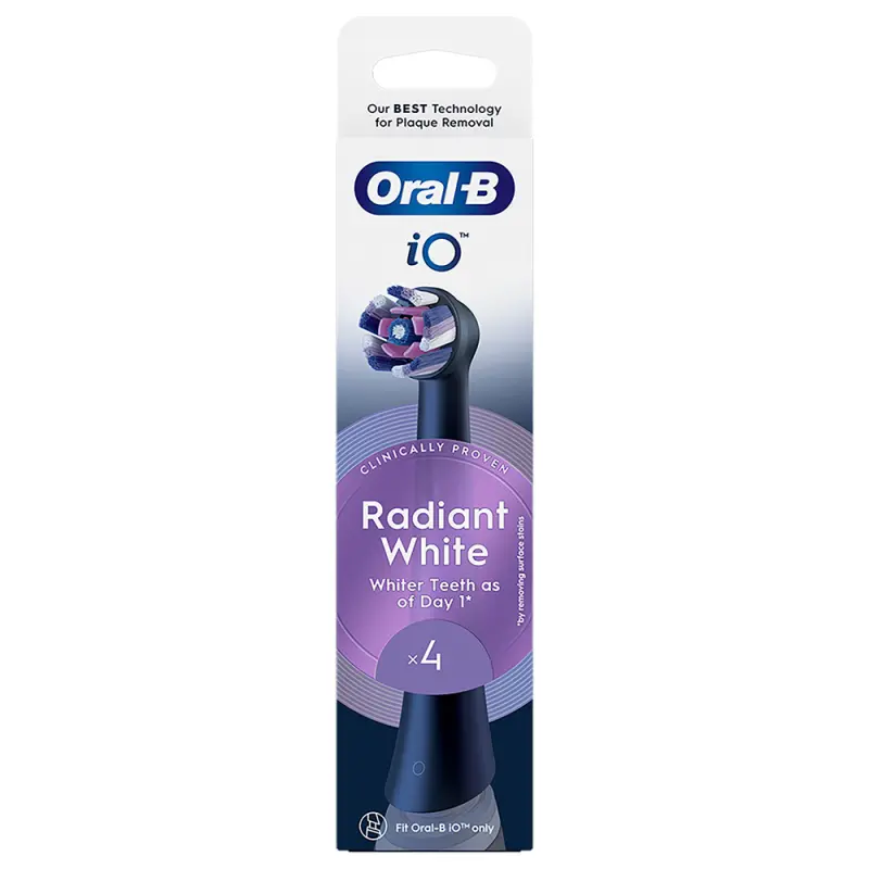 ORAL-B iO Radiant White Pótfej 4 db ORAL-B iO Radiant White Pótfej 4 db