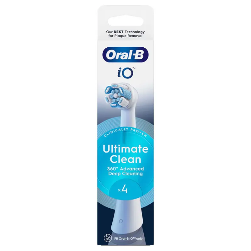 ORAL-B iO Ultimate Clean Pótfej Fehér 4 db ORAL-B iO Ultimate Clean Pótfej Fehér 4 db
