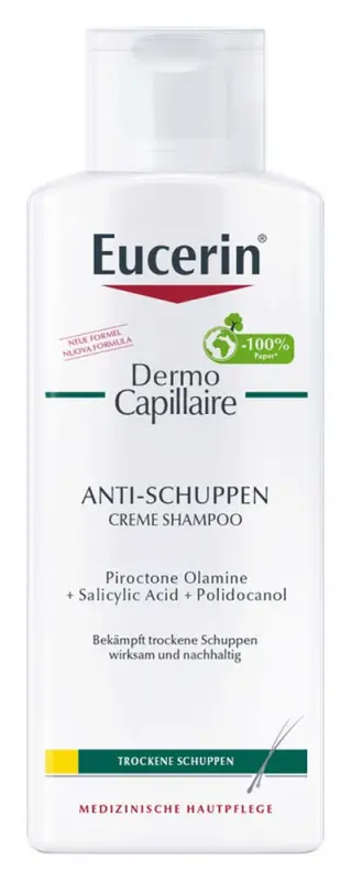EUCERIN DermoCapillaire Korpásodás elleni sampon száraz korpára 250 ml EUCERIN DermoCapillaire Korpásodás elleni sampon száraz korpára 250 ml