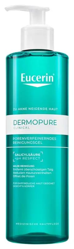 EUCERIN DermoPure Clinical Purifying Cleanser - Tisztító gél 400 ml EUCERIN DermoPure Clinical Purifying Cleanser - Tisztító gél 400 ml
