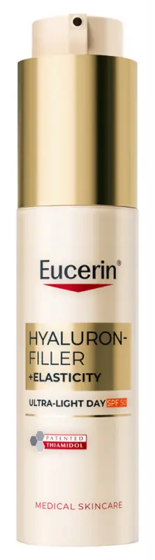 EUCERIN Hyaluron-Filler+Elasticity Ultrakönnyű nappali fluid SPF 50+ (50 ml) EUCERIN Hyaluron-Filler+Elasticity Ultrakönnyű nappali fluid SPF 50+ (50 ml)
