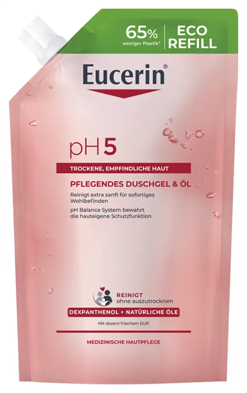 EUCERIN pH5 Olajtusfürdő gél öko-utántöltő 400 ml EUCERIN pH5 Olajtusfürdő gél öko-utántöltő 400 ml