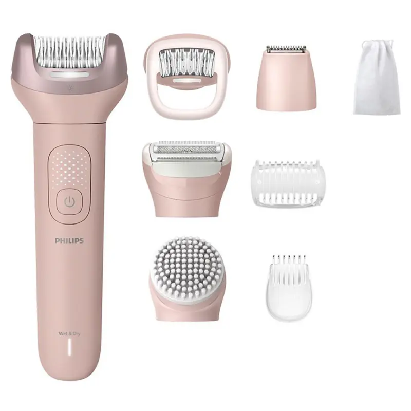 PHILIPS 9000 Epilátor BRE719/00 rózsaszín 8 tartozékkal