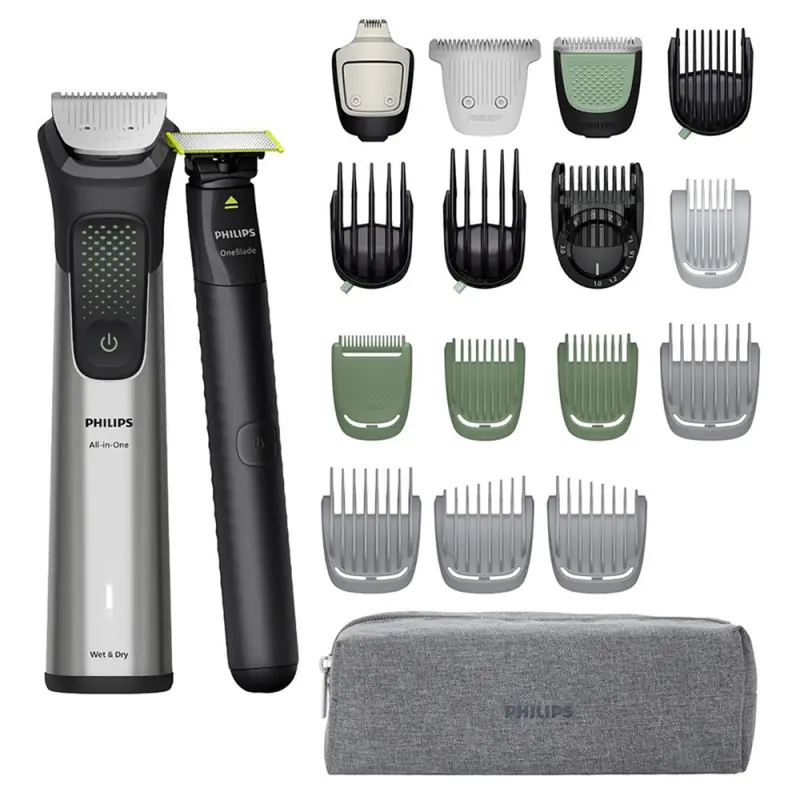PHILIPS All-in-One Series 9000 MG9557/15 Multigroom Trimmer 20 az 1-ben vágókészülék