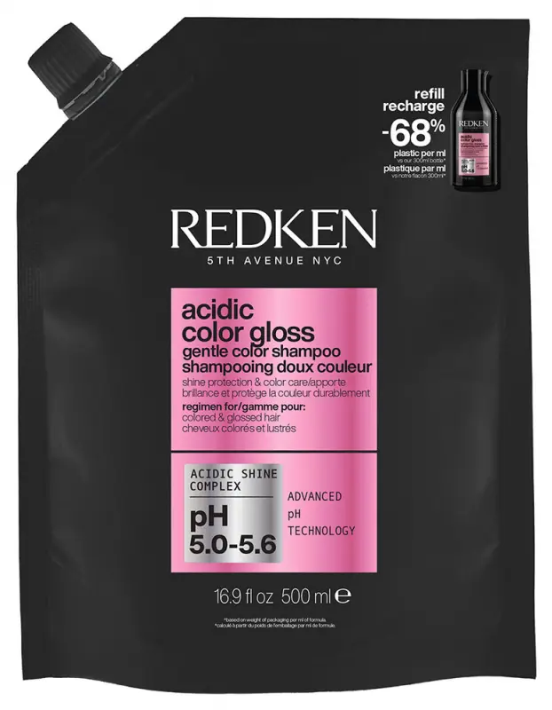REDKEN Acidic Color Gloss Sampon Festett hajra utántöltő 500 ml REDKEN Acidic Color Gloss Sampon Festett hajra utántöltő 500 ml