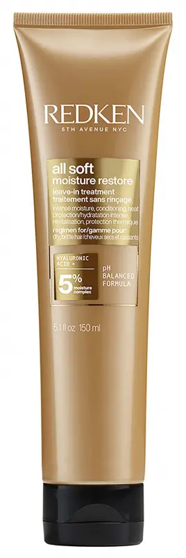 REDKEN All Soft Moisture Resture Öblítést nem igénylő hidratáló és tápláló ápoló 150 ml REDKEN All Soft Moisture Resture Öblítést nem igénylő hidratáló és tápláló ápoló 150 ml