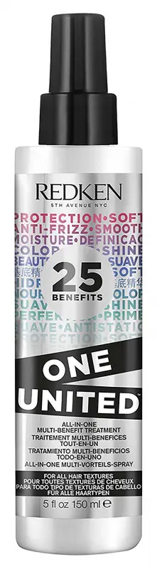REDKEN One United Spray 25 az 1-ben többfunkciós spray minden hajtípushoz 150 ml REDKEN One United Spray 25 az 1-ben többfunkciós spray minden hajtípushoz 150 ml