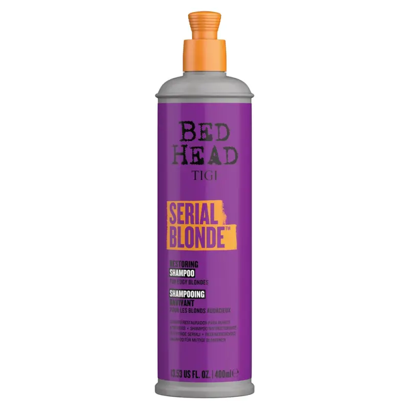 TIGI Bed Head Serial Blonde Sampon sérült szőke hajra 400 ml